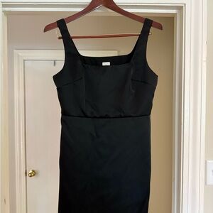 Black Silk Mini Dress